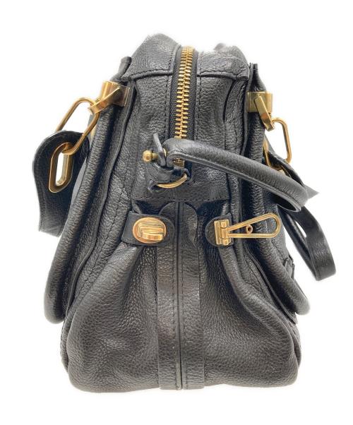 Chloe（クロエ）Chloe (クロエ) パラティ / 2WAYハンドバッグ ブラックの古着・服飾アイテム