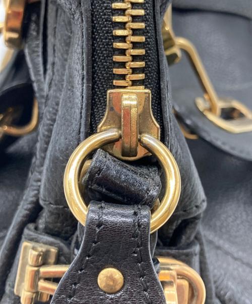 Chloe（クロエ）Chloe (クロエ) パラティ / 2WAYハンドバッグ ブラックの古着・服飾アイテム