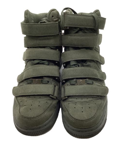 NIKE（ナイキ）NIKE (ナイキ) BILLE EILISH AIR FORCE 1 HIGH 07 SP カーキ サイズ:27.5cmの古着・服飾アイテム