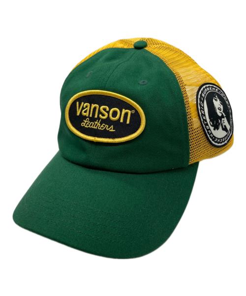 SUPREME（シュプリーム）SUPREME (シュプリーム) VANSON (バンソン) Hysteric Glamour (ヒステリックグラマー) 24AW Mesh Back 6-Panel メッシュバック6パネルキャップ/トラッカーハット グリーンの古着・服飾アイテム