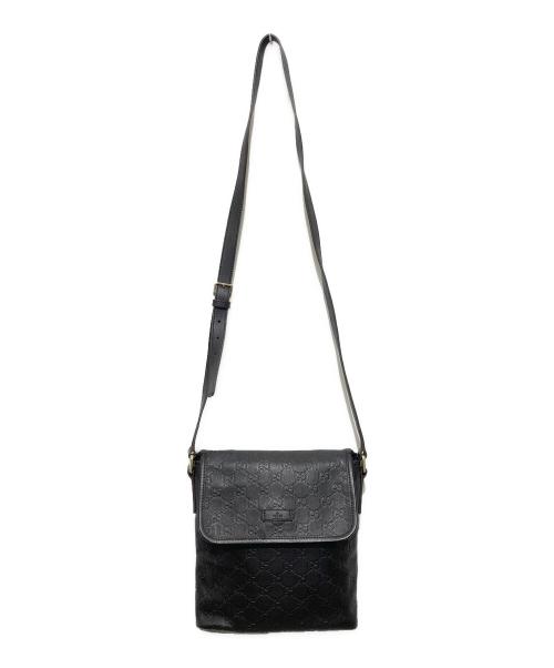 GUCCI（グッチ）GUCCI (グッチ) グッチシマ / ショルダーバッグ ブラックの古着・服飾アイテム