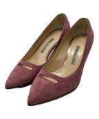 PELLICOペリーコ）の古着「ANDREA 65 アンドレア 65 スウェード ハイヒール パンプス」｜ピンク