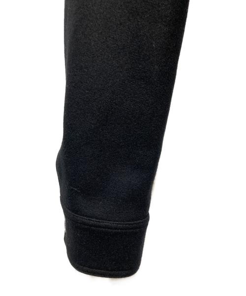 TOM FORD（トムフォード）TOM FORD (トムフォード) メルトンレザーパイピングジャケット ブラック サイズ:Lの古着・服飾アイテム