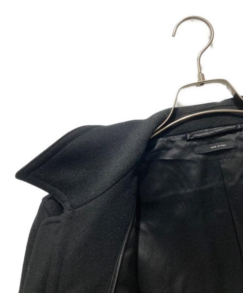 TOM FORD（トムフォード）TOM FORD (トムフォード) メルトンレザーパイピングジャケット ブラック サイズ:Lの古着・服飾アイテム