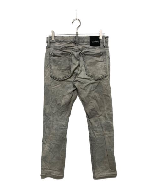 TOM FORD（トムフォード）TOM FORD (トムフォード) ダメージ加工デニムパンツ グレー サイズ:W32の古着・服飾アイテム