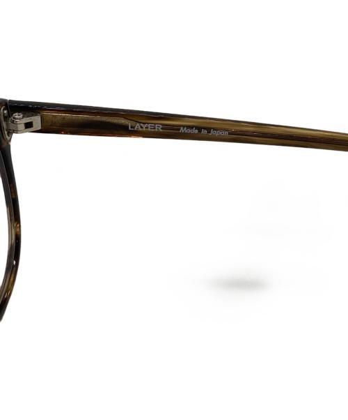 SUNSEA（サンシー）SUNSEA (サンシー) LAYERサングラス ブラウンの古着・服飾アイテム