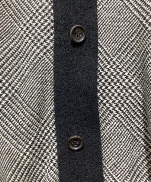 tricot COMME des GARCONS（トリココムデギャルソン）tricot COMME des GARCONS (トリココムデギャルソン) 切替ニットジャケット グレー×ブラック サイズ:FREEの古着・服飾アイテム