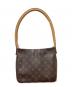 LOUIS VUITTON（ルイ ヴィトン）の古着「モノグラム ルーピングMM ショルダーバッグ」｜ブラウン