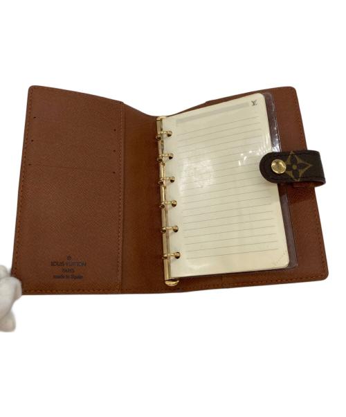 LOUIS VUITTON（ルイ ヴィトン）LOUIS VUITTON (ルイ ヴィトン) 手帳カバー / アジェンダPM ブラウン サイズ:実寸サイズをご参照ください。の古着・服飾アイテム