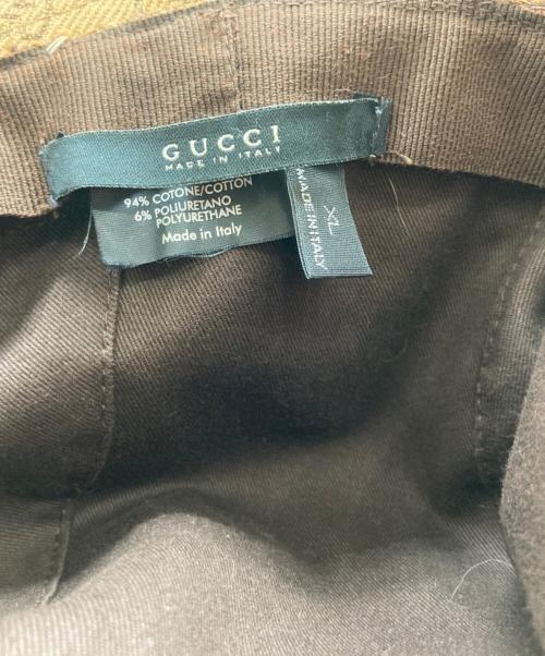 GUCCI（グッチ）GUCCI (グッチ) GG柄バケットハット ベージュ サイズ:XLの古着・服飾アイテム