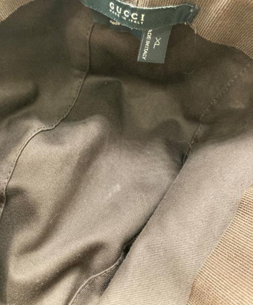 GUCCI（グッチ）GUCCI (グッチ) GG柄バケットハット ベージュ サイズ:XLの古着・服飾アイテム