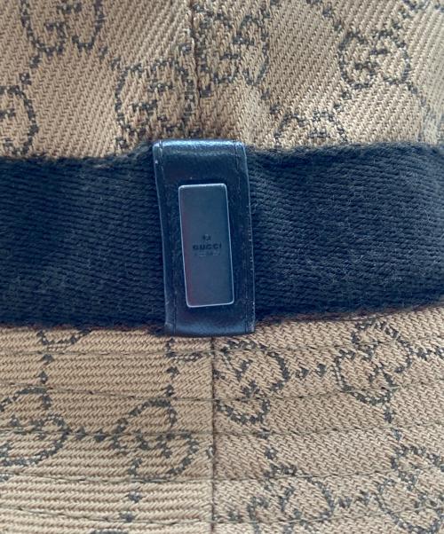GUCCI（グッチ）GUCCI (グッチ) GG柄バケットハット ベージュ サイズ:XLの古着・服飾アイテム