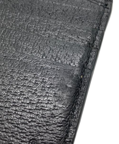 GUCCI（グッチ）GUCCI (グッチ) アニマリエレザー札入れ ブラックの古着・服飾アイテム