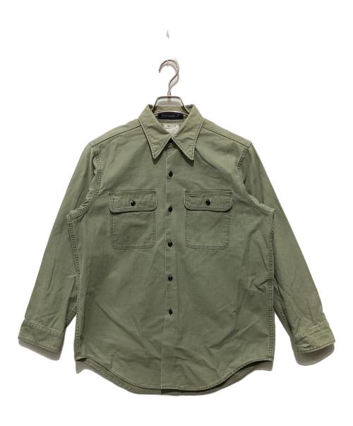 MADISON BLUE（マディソンブルー）MADISON BLUE (マディソンブルー) HAMPTON ハンプトン長袖シャツ カーキ サイズ:Sの古着・服飾アイテム