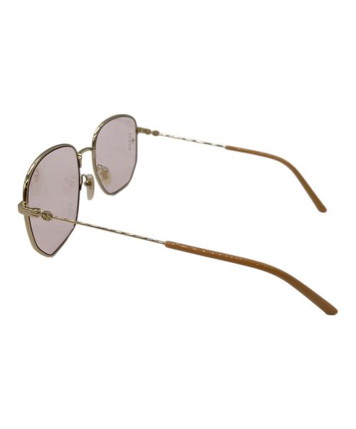 GUCCI（グッチ）GUCCI (グッチ) サングラス / カラーレンズ サングラス ピンク サイズ:56□18-140の古着・服飾アイテム