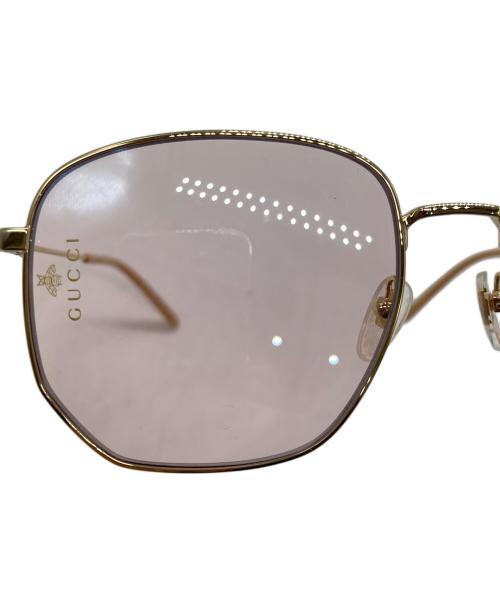 GUCCI（グッチ）GUCCI (グッチ) サングラス / カラーレンズ サングラス ピンク サイズ:56□18-140の古着・服飾アイテム