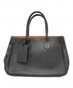 A.D.M.J.エーディーエムジェイ）の古着「レザートートバッグ」｜グレー