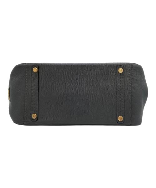 A.D.M.J.（エーディーエムジェイ）A.D.M.J. (エーディーエムジェイ) レザートートバッグ グレーの古着・服飾アイテム