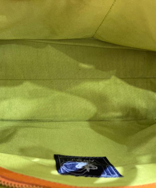 A.D.M.J.（エーディーエムジェイ）A.D.M.J. (エーディーエムジェイ) レザートートバッグ グレーの古着・服飾アイテム