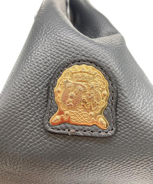 A.D.M.J.（エーディーエムジェイ）A.D.M.J. (エーディーエムジェイ) レザートートバッグ グレーの古着・服飾アイテム