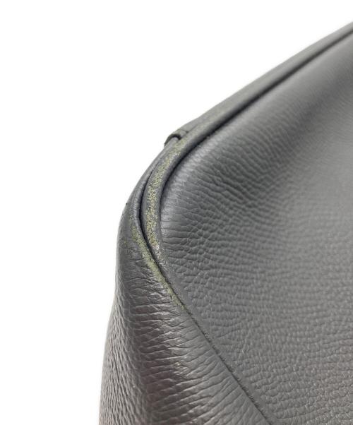 A.D.M.J.（エーディーエムジェイ）A.D.M.J. (エーディーエムジェイ) レザートートバッグ グレーの古着・服飾アイテム