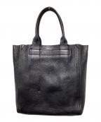 A.D.M.J.エーディーエムジェイ）の古着「レザートートバッグ」｜ブラック