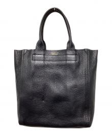 A.D.M.J.（エーディーエムジェイ）の古着「レザートートバッグ」｜ブラック