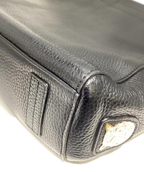 A.D.M.J.（エーディーエムジェイ）A.D.M.J. (エーディーエムジェイ) レザートートバッグ ブラックの古着・服飾アイテム