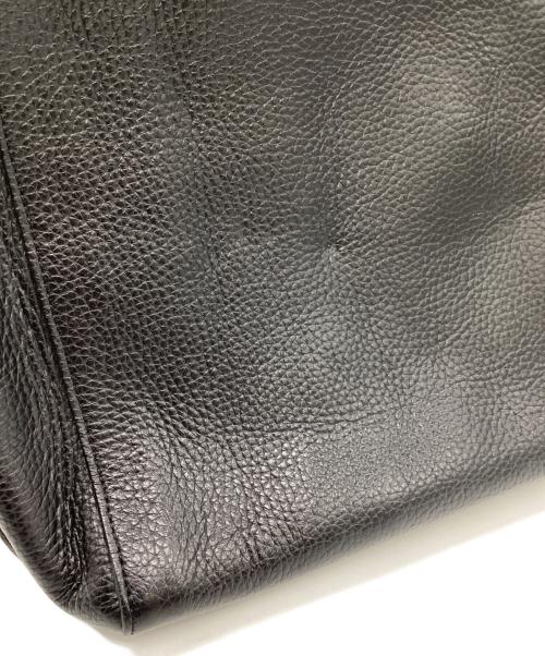 A.D.M.J.（エーディーエムジェイ）A.D.M.J. (エーディーエムジェイ) レザートートバッグ ブラックの古着・服飾アイテム