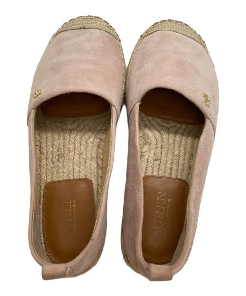 LAUREN RALPH LAUREN（ローレンラルフローレン）LAUREN RALPH LAUREN (ローレンラルフローレン) エスパドリーユ / スウェード エスパドリーユ ピンク サイズ:UK3の古着・服飾アイテム