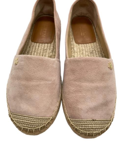 LAUREN RALPH LAUREN（ローレンラルフローレン）LAUREN RALPH LAUREN (ローレンラルフローレン) エスパドリーユ / スウェード エスパドリーユ ピンク サイズ:UK3の古着・服飾アイテム