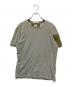 C.P COMPANY（シーピーカンパニー）の古着「半袖Tシャツ」｜ホワイト×ベージュ