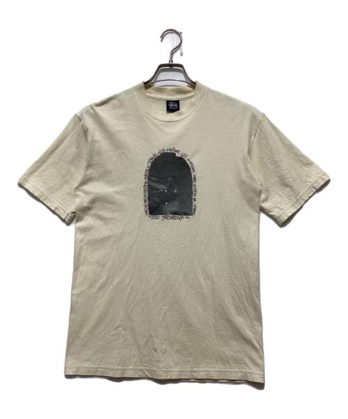 stussy（ステューシー）stussy (ステューシー) Tシャツ / プリントTシャツ アイボリー サイズ:Mの古着・服飾アイテム