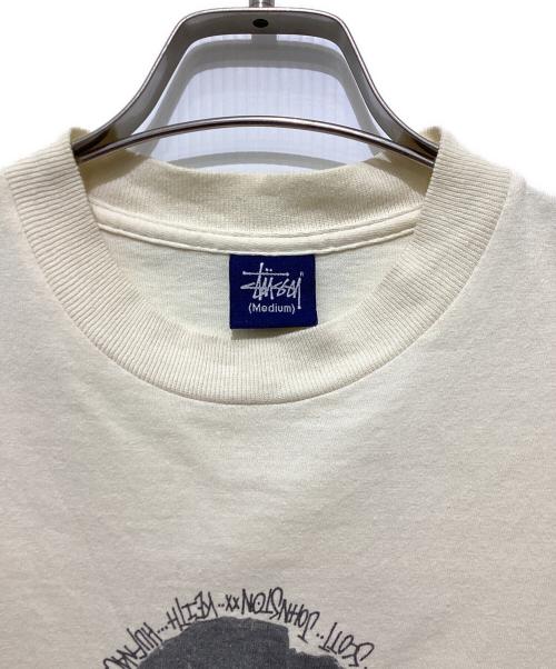 stussy（ステューシー）stussy (ステューシー) Tシャツ / プリントTシャツ アイボリー サイズ:Mの古着・服飾アイテム