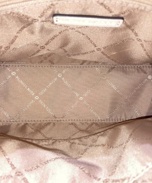 MICHAEL KORS（マイケル・コース）MICHAEL KORS (マイケル・コース) スモール ショッパー トートバッグ ベージュの古着・服飾アイテム