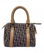 Christian Diorクリスチャン ディオール）の古着「ミニボストンハンドバッグ」｜ベージュ×ブラウン