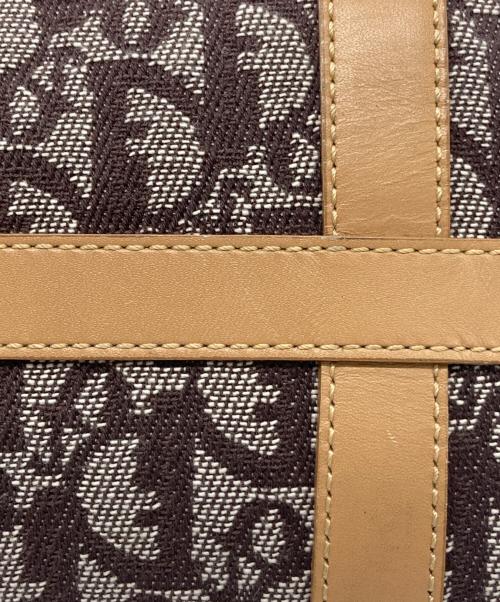 Christian Dior（クリスチャン ディオール）Christian Dior (クリスチャン ディオール) ミニボストンハンドバッグ ベージュ×ブラウンの古着・服飾アイテム