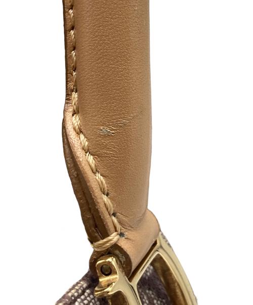 Christian Dior（クリスチャン ディオール）Christian Dior (クリスチャン ディオール) ミニボストンハンドバッグ ベージュ×ブラウンの古着・服飾アイテム