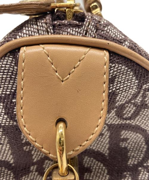 Christian Dior（クリスチャン ディオール）Christian Dior (クリスチャン ディオール) ミニボストンハンドバッグ ベージュ×ブラウンの古着・服飾アイテム