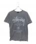 stussy（ステューシー）の古着「ワールドツアーTシャツ」｜グレー