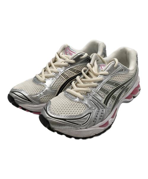 asics（アシックス）asics (アシックス) GEL-KAYANO 14 / ゲルカヤノ14 ホワイト×グレー サイズ:23.5の古着・服飾アイテム