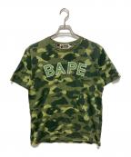 A BATHING APEア ベイシング エイプ）の古着「Color Camo BAPE Tee」｜カーキ