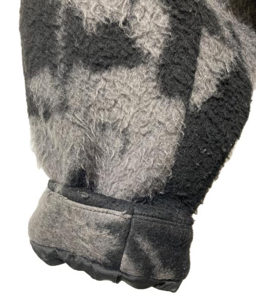 Ameri（アメリ）Ameri (アメリ) UND SHADOW FLOWER WOOL COAT / ウール混コート / 総柄コート ブラック×グレー サイズ:Mの古着・服飾アイテム