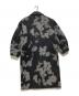Ameri (アメリ) UND SHADOW FLOWER WOOL COAT / ウール混コート / 総柄コート ブラック×グレー サイズ:M：15000円