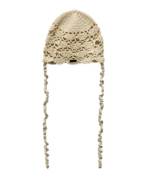 PERVERZE（パーバーズ）PERVERZE (パーバーズ) Scalloped Crochet Headdress アイボリーの古着・服飾アイテム
