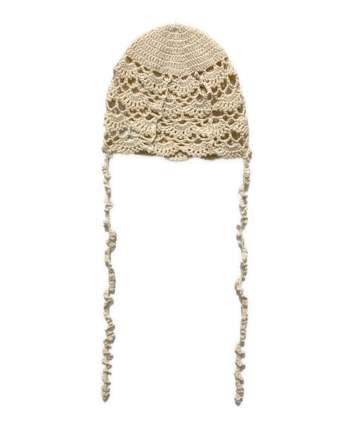 PERVERZE（パーバーズ）PERVERZE (パーバーズ) Scalloped Crochet Headdress アイボリーの古着・服飾アイテム
