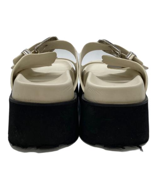 Ameri（アメリ）AMERI (アメリ) MEDI WESTERN BUCKLE SANDALS ホワイト サイズ:Mの古着・服飾アイテム