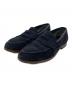Crockett & Jones（クロケット＆ジョーンズ）の古着「スウェードコインローファー」｜ブラック