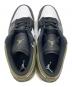 中古・古着 NIKE (ナイキ) Air Jordan 1 Low / エアジョーダン 1 ロー ブラック×カーキ サイズ:31㎝：14000円