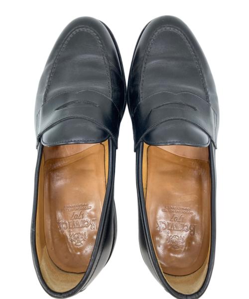 berwick（バーウィック）berwick (バーウィック) コインローファー ブラック サイズ:8 1/2の古着・服飾アイテム